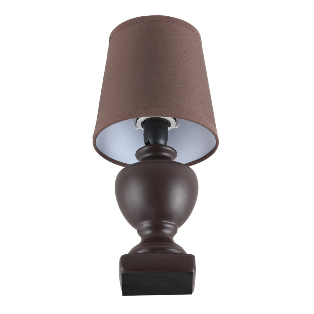 8162/1T CLASSI LN26 483 коричневый, керамика/текстиль Настольная лампа E14 1*40W 220V BIANKA