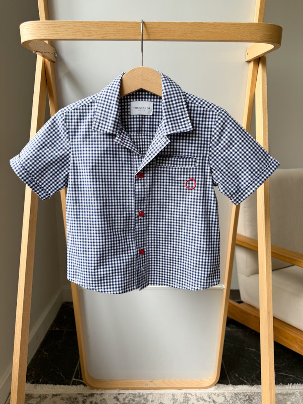 Новый хлопковый костюм Trussardi, 92