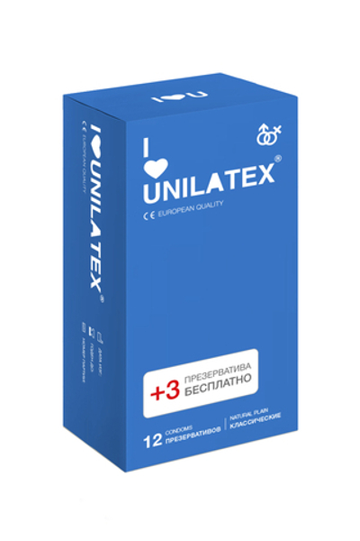 Презервативы Unilatex Natural Plain классические №15 шт