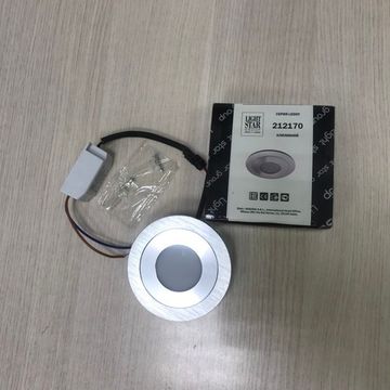 Встраиваемый светодиодный светильник 212170 алюминий 3000K 3W Leddy Lightstar