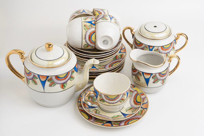 Винтажный японский чайный сервиз