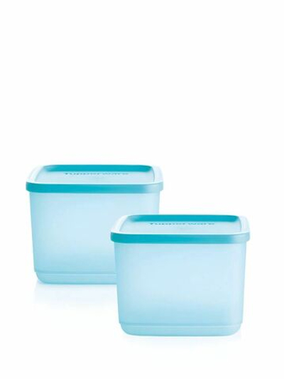 Контейнер пищевой Tupperware Контейнер "Кубикс" 1 л, голубой 2 шт.