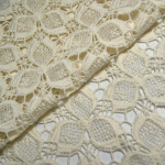 Кружевное полотно 100% хлопок, 120 см, молоко