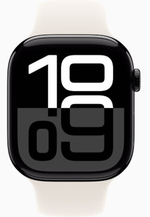 Apple Watch Series 10 42mm Rose Gold Aluminum Case with Starlight Sport Band (S/M)