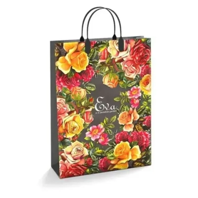 Пакет подарочный 30+10см Из мягкого пластика(Ева) Интерпак (х1)