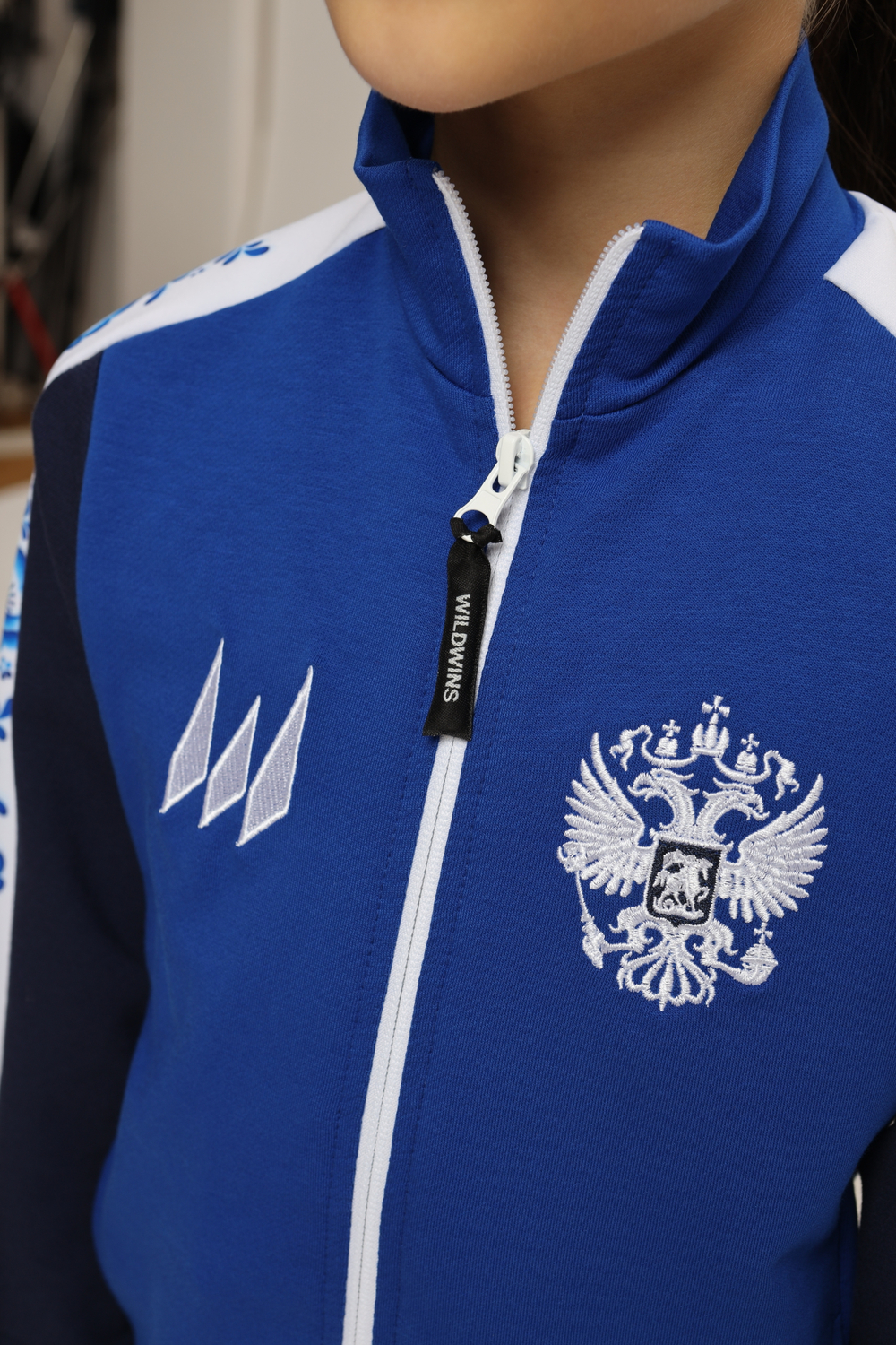 Спортивный костюм Гжель (коллекция "Русский стиль")