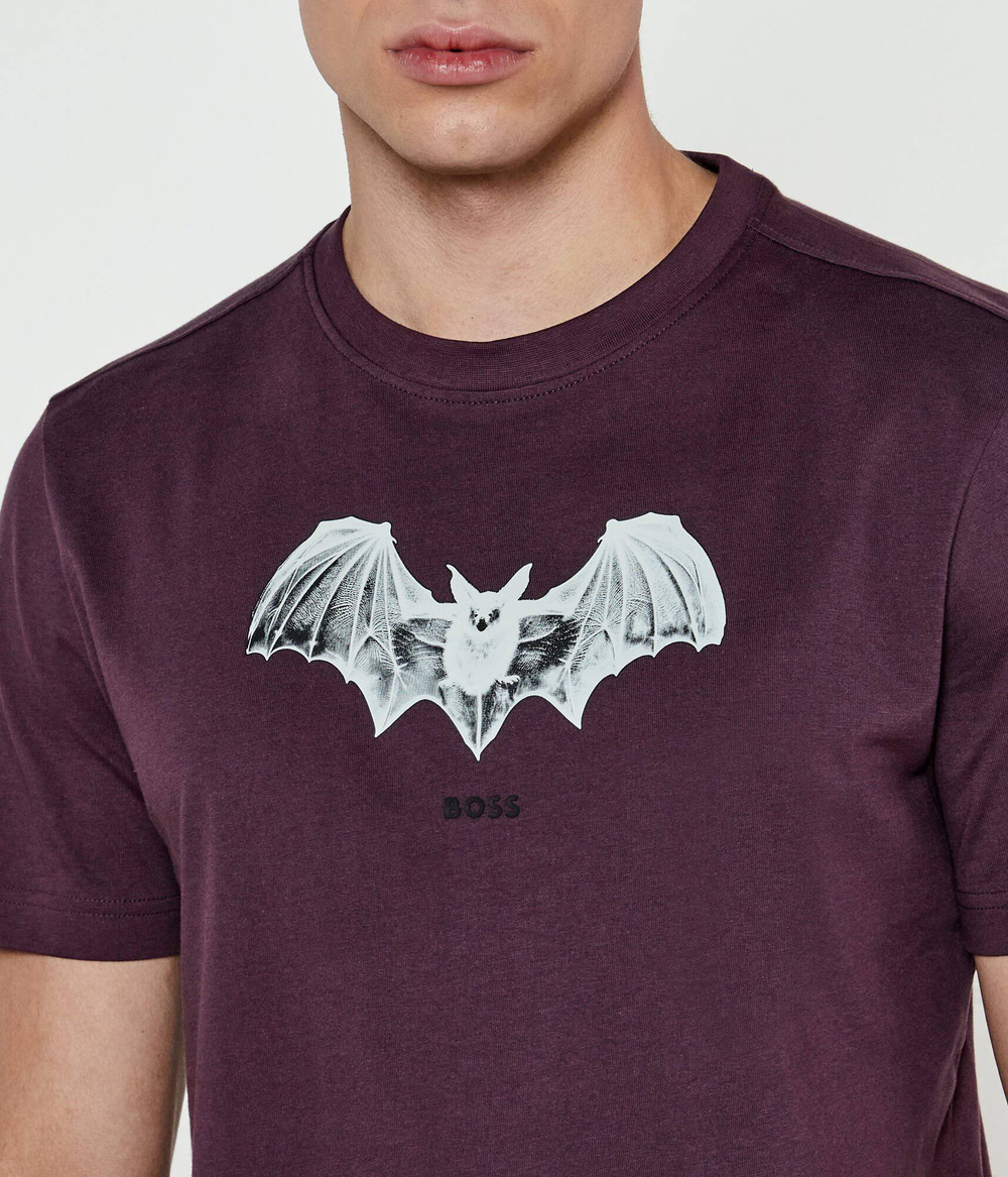 Футболка Te_Spiderbat BOSS ORANGE - фиолетовый(50534924)