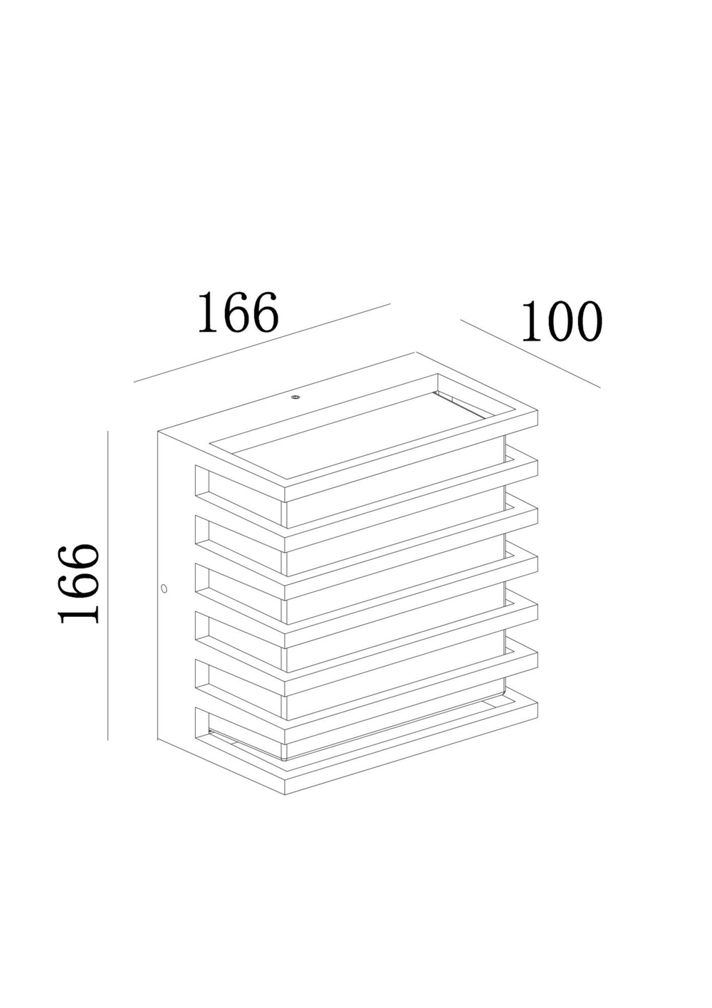 Уличный настенный светодиодный светильник Maytoni Downing Street O020WL-L10B4K