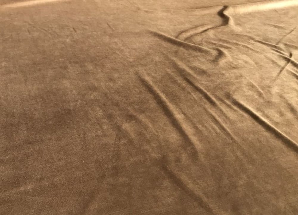 Велюр Эффект бежевый