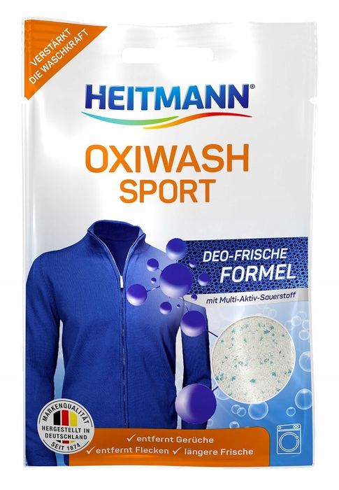 Heitmann Средство для ухода за спортивной одеждой Oxi-Wash-Sport, 50 г