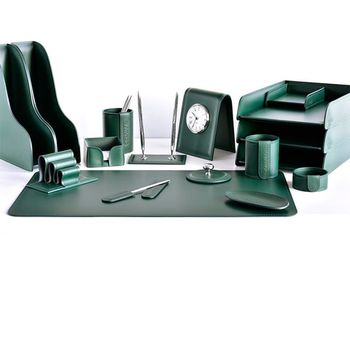 Настольный набор из кожи Cuoietto серии Business из 17 предметов (NBCGr17.1)
