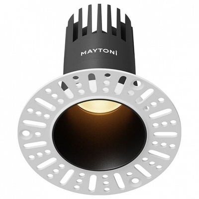 Встраиваемый светильник Maytoni Dip DL120-10W-2.7K-TRS-B