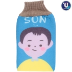 Мочалка - варежка массажная детская «Premium - МОЯ СЕМЬЯ», сыночек, 24,5*15,5см (ZIPпакет)