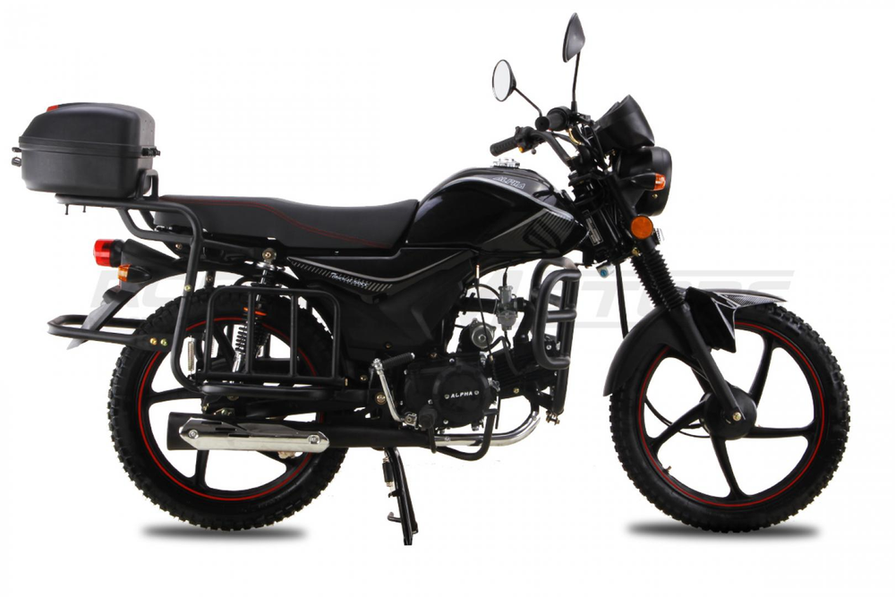 Мопед ROCKOT ALPHA TOURIST RM50-1 (черный глянцевый)
