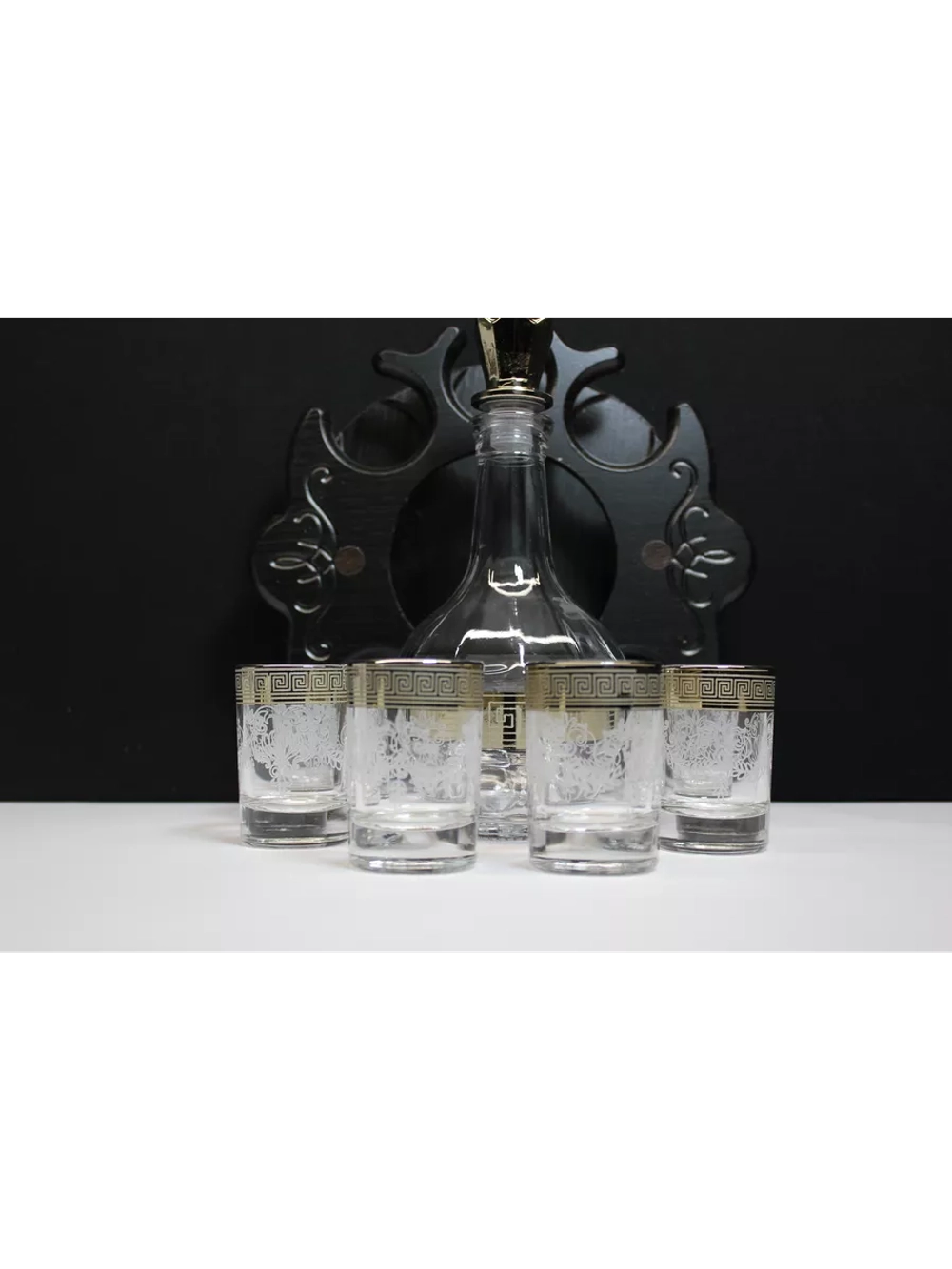 Стопки для водки 6 шт, графин стеклянный