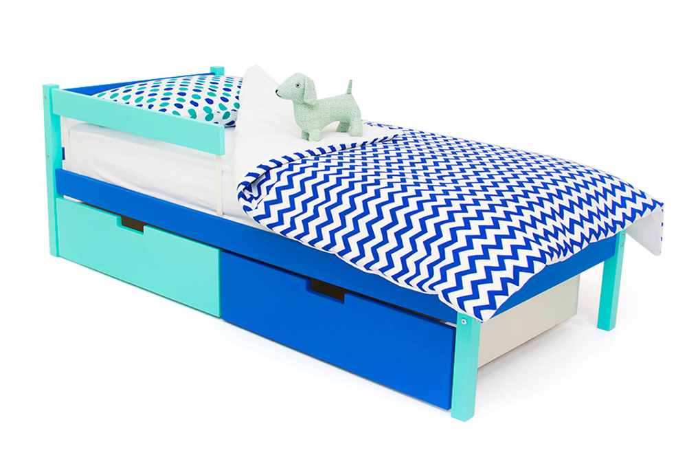 Детская кровать тахта Бельмарко Svogen мятно-синий
