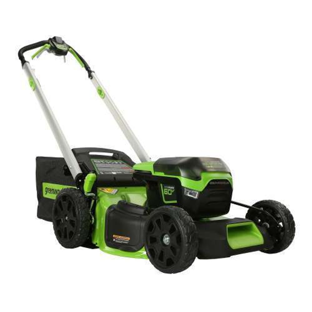 Аккумуляторная самоходная газонокосилка Greenworks GD60LM51SPK4,2514307UB. 60v, 51 см, АКБ 4 А·ч и ЗУ