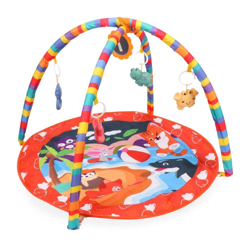 Коврик развивающий, 5 игрушек, в сумке, 945