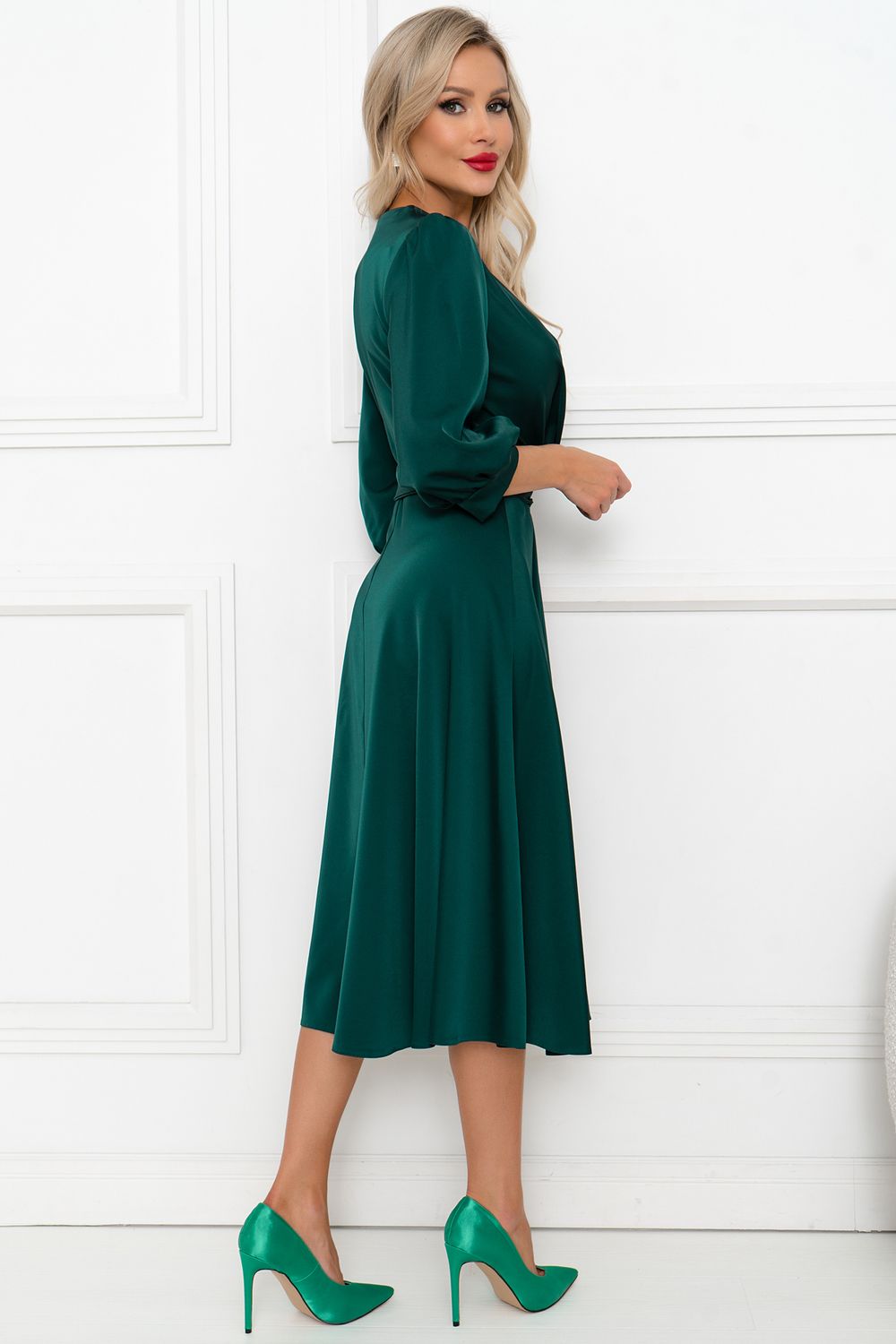 Платье Аскания (изумруд) Р11-1203 Nikol (Акция)