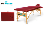 Массажный стол Delux Красный