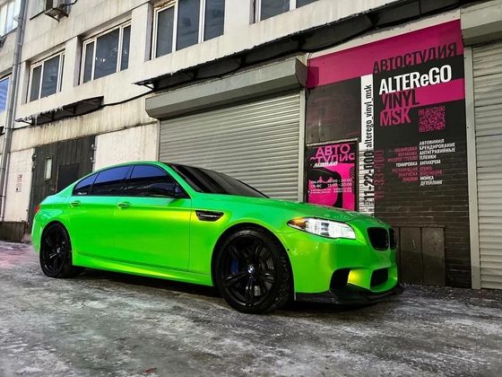 Плёнка глянец яблочно зелёный яркий Сoral Apple Green Carbins