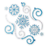 Наклейка "Снежинки СТРАЗЫ" PHANTOM PH5965  28717