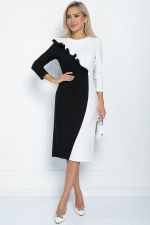 Платье Эванесса (черно-белое) П12747-35М LT Collection