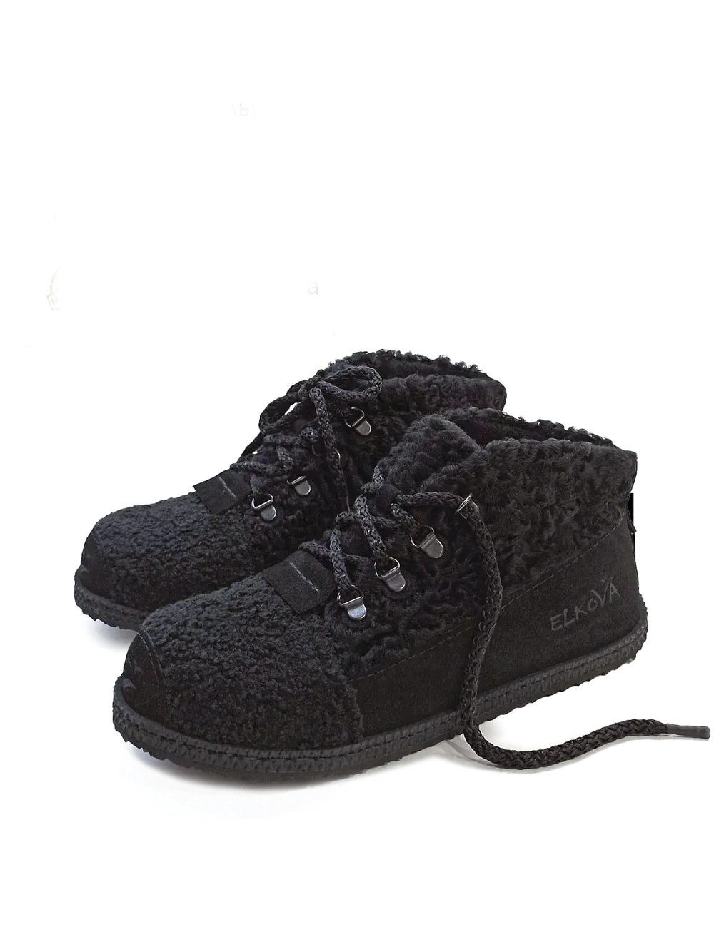 Ботинки демисезонные с каракулем