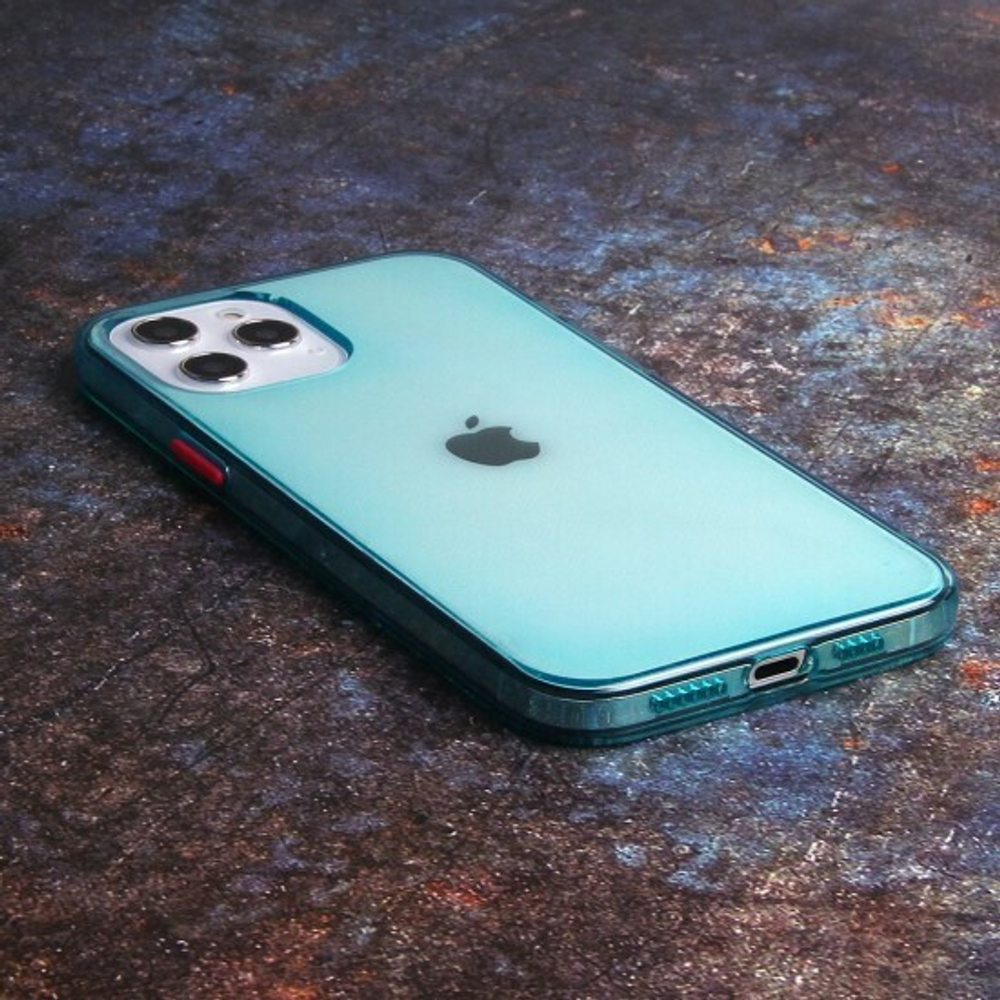 Чехол ТПУ Неон для iPhone 12 Pro, 011744 Голубой