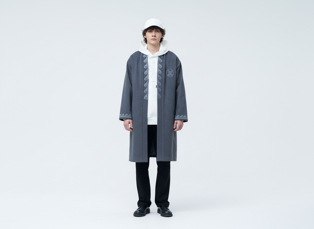 Шапан шерстяной OYU TOLQYN GREY