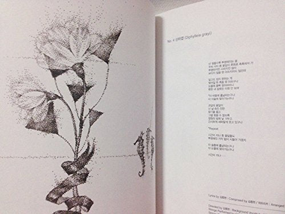 публикация Shinee Jonghyun - Diphylleia grayi - Things That Have Been Released And Set - , Novel Story Book With Photo