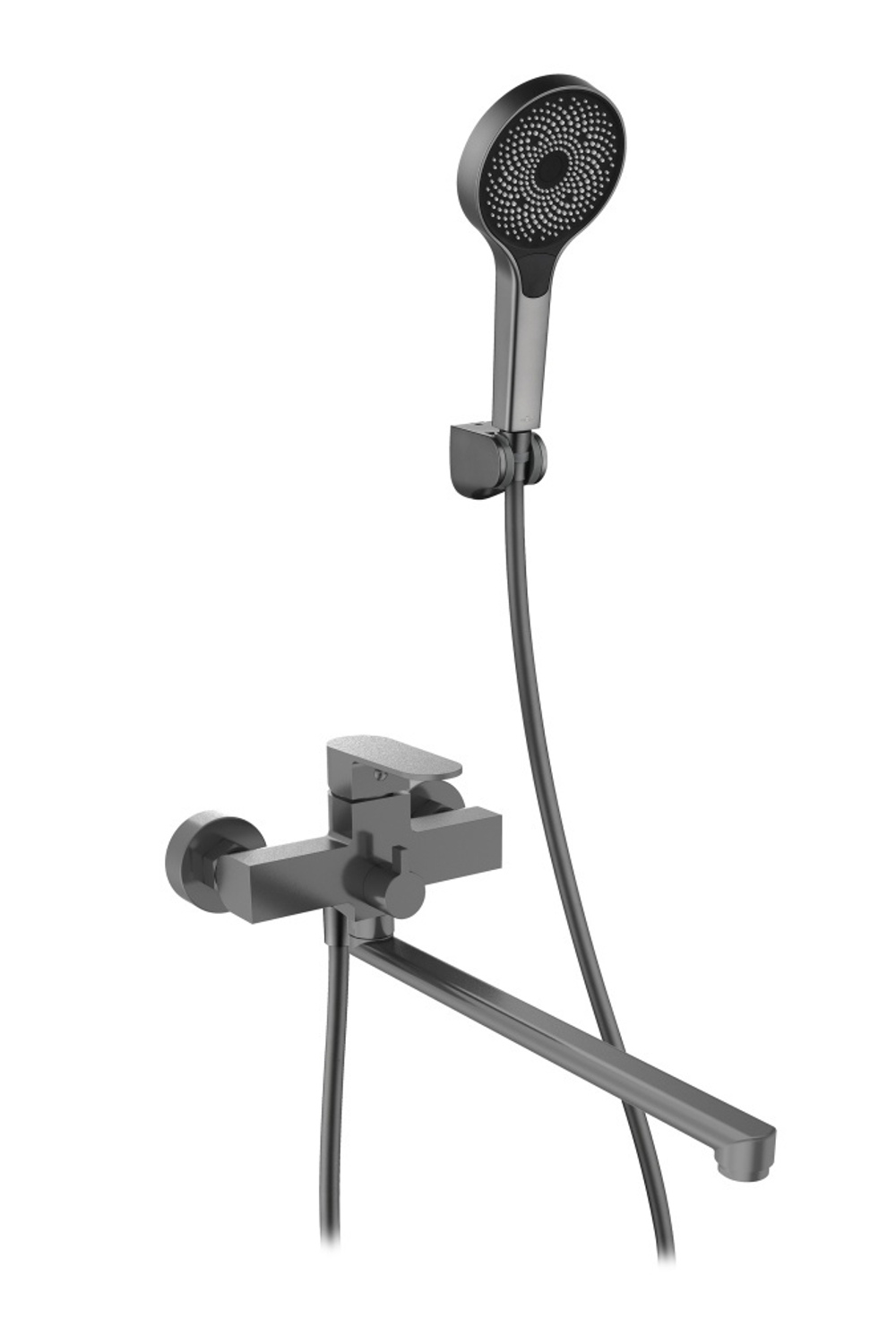 283541-G Смеситель од. для ванны дл. (ГРАФИТ) ViEiR (8/1шт)