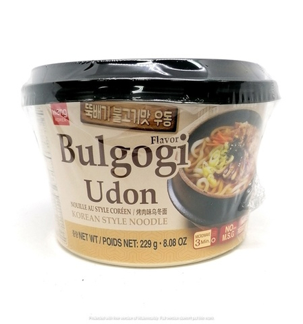 Удон со вкусом пулькоги Bulgogi udong, 229 гр.