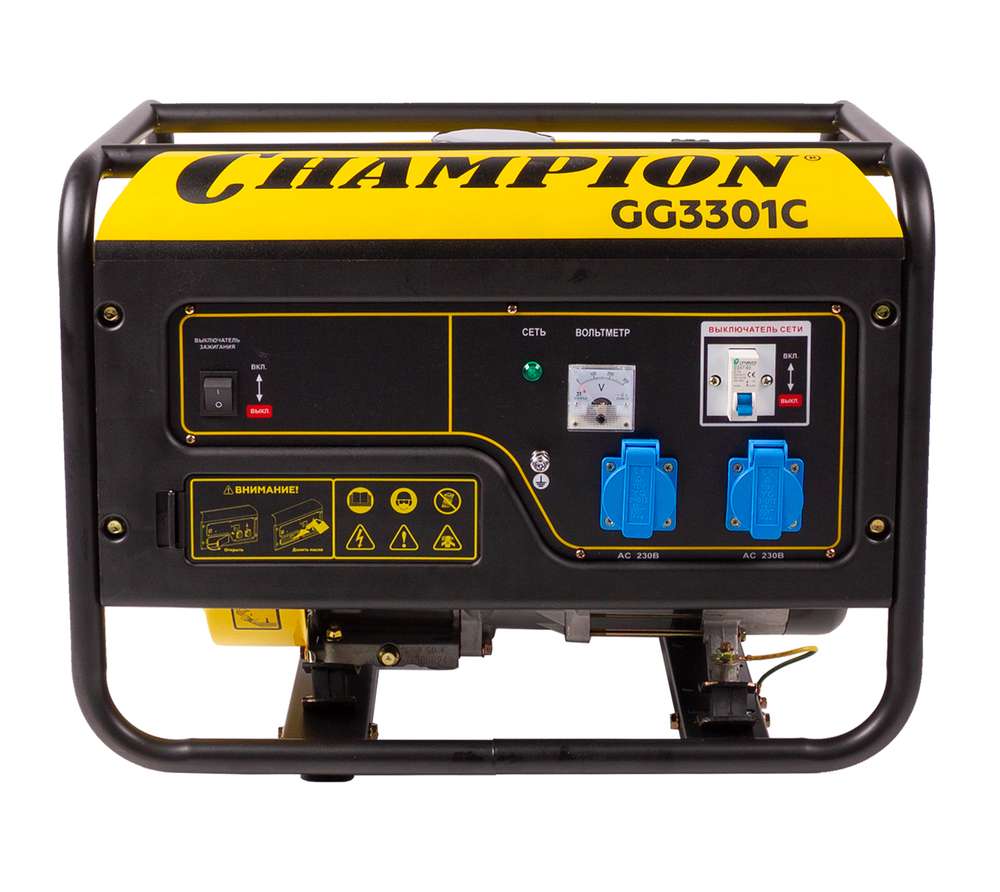 Бензиновый генератор CHAMPION GG3301C