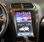 Магнитола для Ford Explorer 5 2016-2019 (SYNC 3) - Carmedia ZF-1263-S3-Q6 вертикальный экран в стиле "Тесла" на Android 11, 8Гб+128Гб, CarPlay, 4G SIM-слот