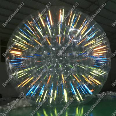 Светящийся зорб "Neo" ТПУ, диаметр 2.4 м