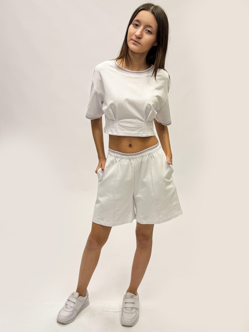 Шорты трикотажные для девочки 10-18 лет