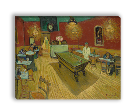 "Ночное кафе", Ван Гог , картина для интерьера (репродукция)
