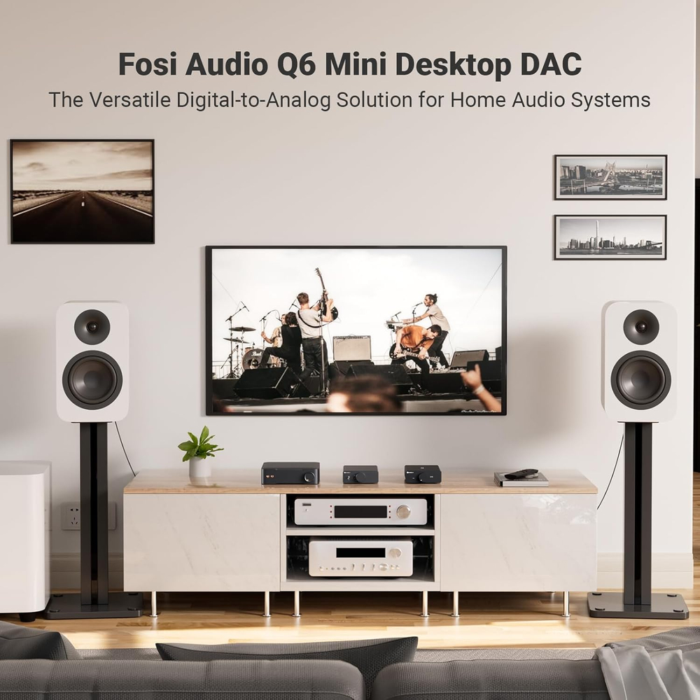 ЦАП Fosi Audio ZD3, цифро-аналоговый преобразователь, Bluetooth