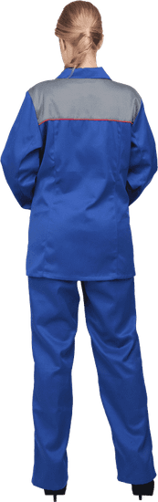 Костюм женский "Лада" брюки (василек/серый)