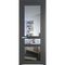 Межкомнатная дверь эмаль Profil Doors 1.5.2PD графит остеклённая