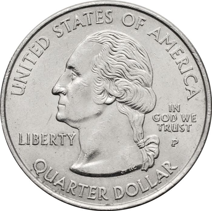 25 центов (1/4 доллара, квотер) 2004 США «Штат Флорида» (P) XF