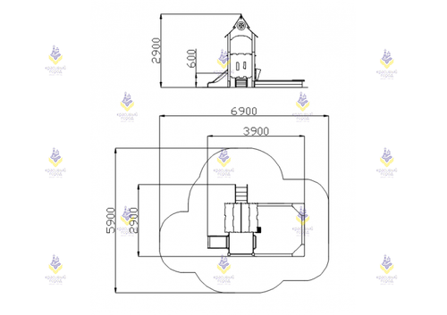 Песочный дворик «Небесное дерево» тип-2