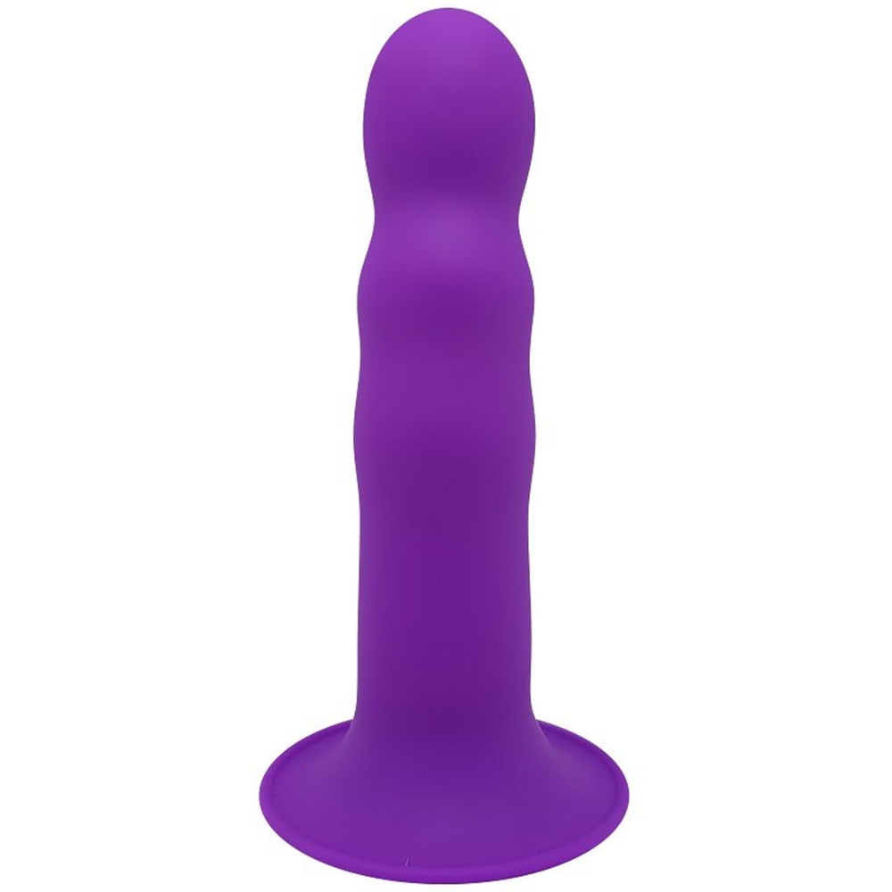 Дилдо на присоске с двойной плотностью HITSENS 03 LILA ADRIEN LASTIC DILDO DUAL DENSITY