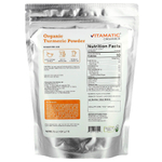 Vitamatic, Органическая куркума в порошке, 454 г (16 унций)