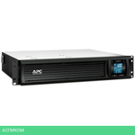 Источник бесперебойного питания APC Smart-UPS C SMC2000I-2U черный
