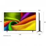 Телевизор LG 65NU900B6LA.ARUG 65" Ultra HD Direct Led черный графит, 2026