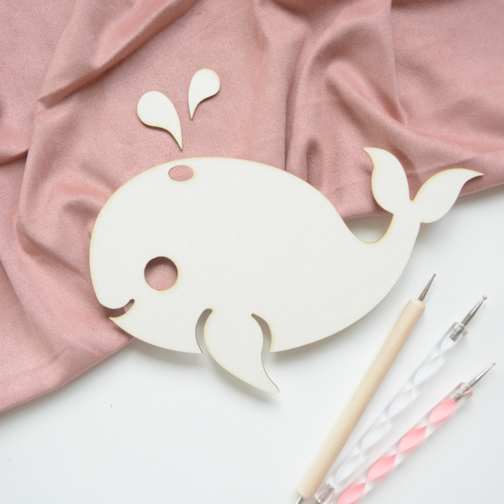 Заготовка для тиснения "Китенок"