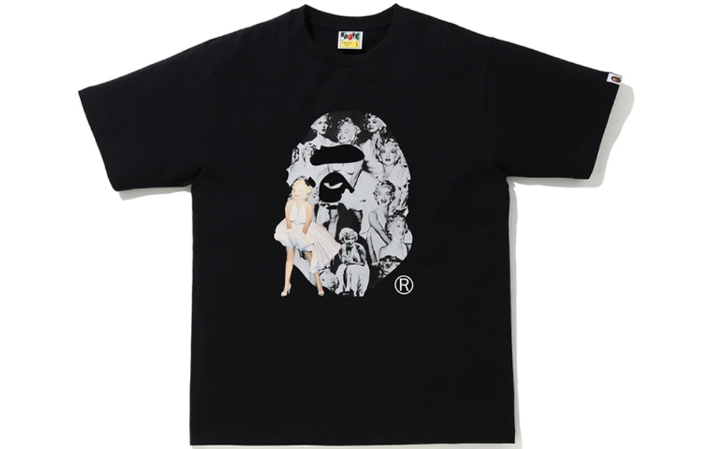 Футболка A BATHING APE x MARILYN MONROE T, 1G23-110-953