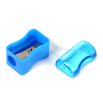 Точилка с контейнером, 1отверстие, 4цвета микс